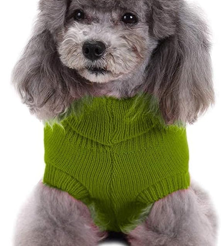 Small Dog Sweaters Knitted Pet Cat Sweater Warm Dog Sweatshirt Dog Winter Clothes Kitten Puppy Sweater